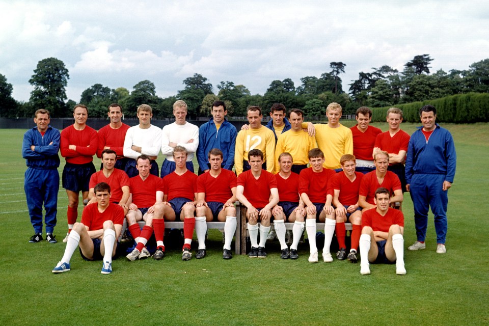 George played alongside Les Cocker and George Cohen for England