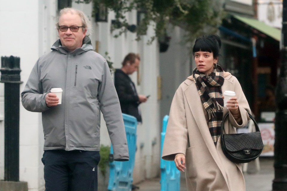 Lily Allen and Harry Enfield have remained close despite him not being her stepfather anymore