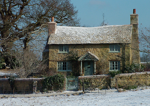 Jude revealed the cottage in the movie is entirely fake