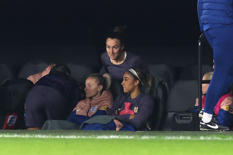 Lucy Bronze was unable to come on as a substitute due to an error that resulted in the full-back not being listed as part of England's squad