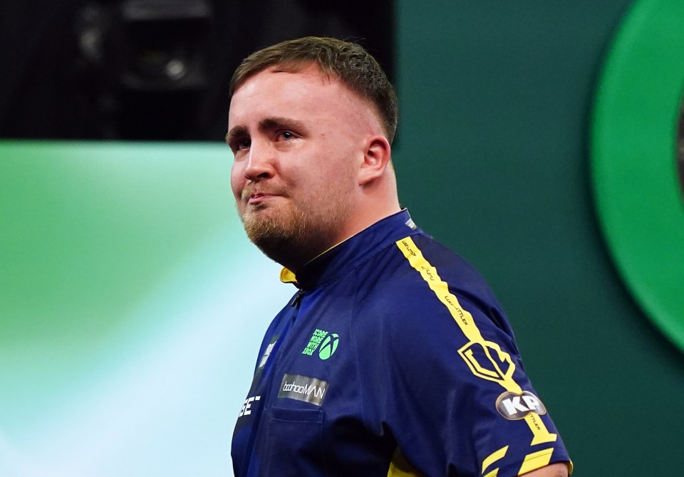 Luke Littler has apologised to a fan for missing a money-spinning nine-darter