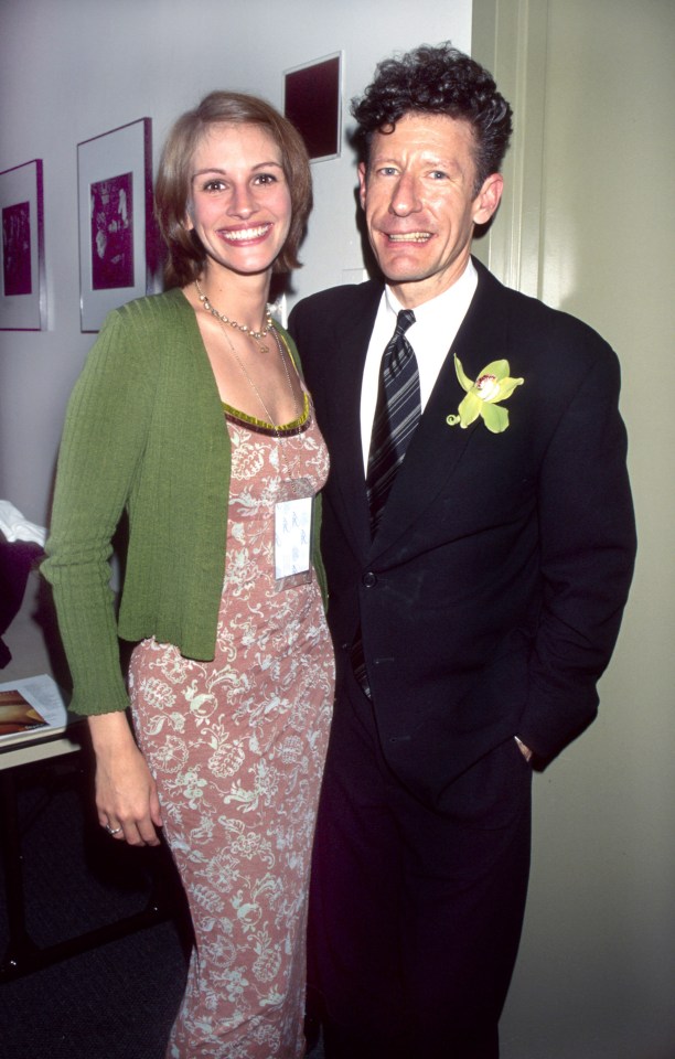 Julia Roberts and Lyle Lovett at Carnegie Hall.