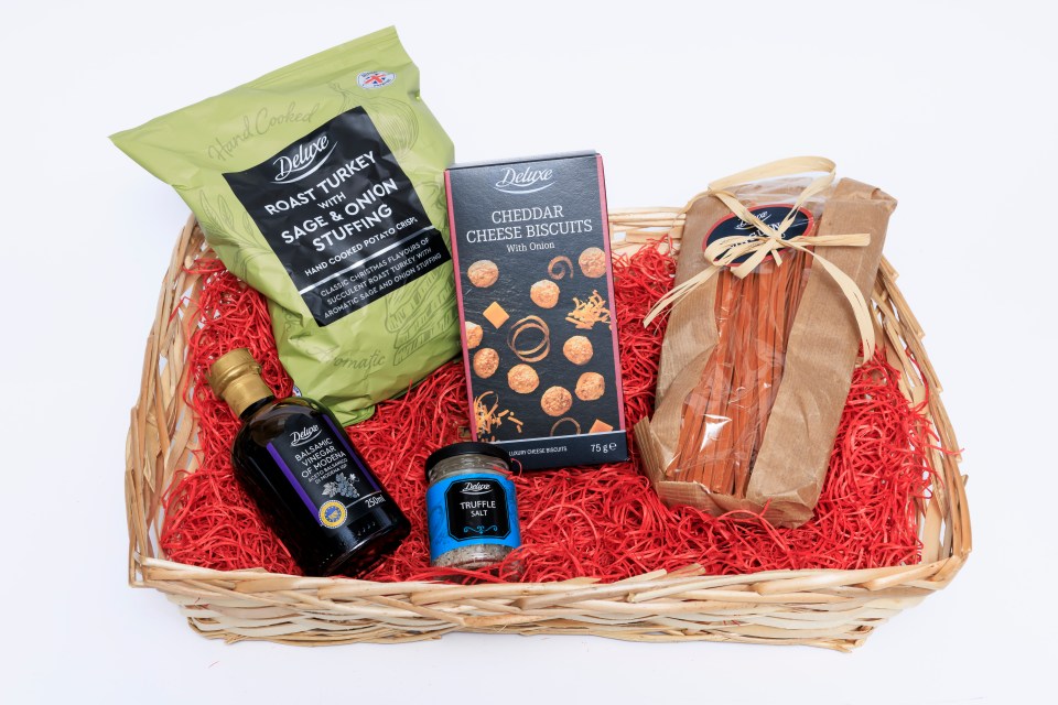 Lidl's DIY hamper is great value and gives you flexibility to add what you want for a personal touch