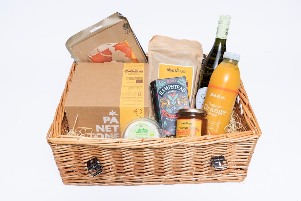 Abel and Cole's basket is a pricey gift but has great quality ingredients