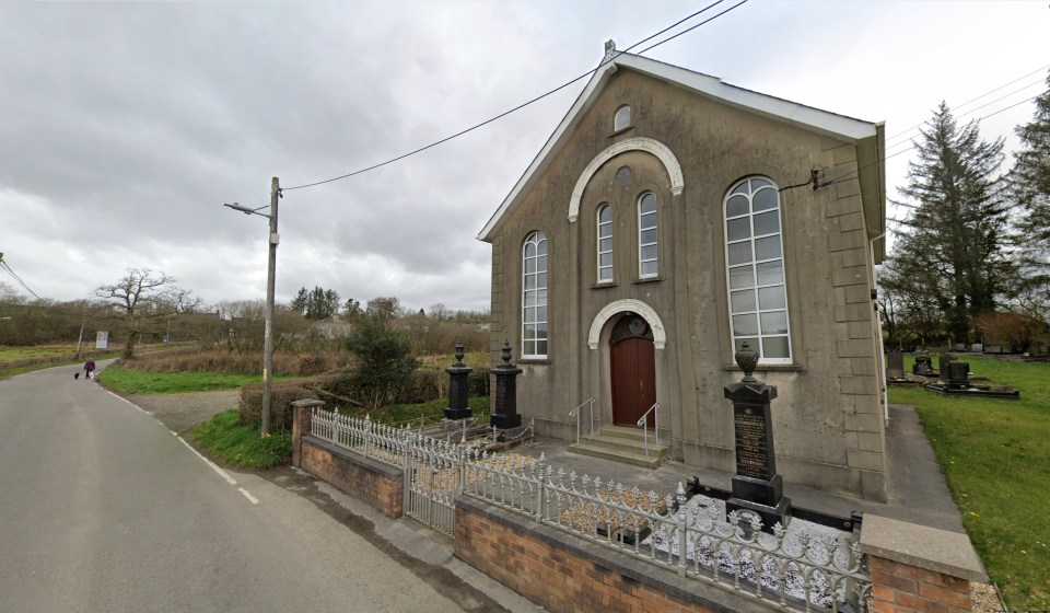 Scene of a hit and run near a chapel in Llanpumsaint.