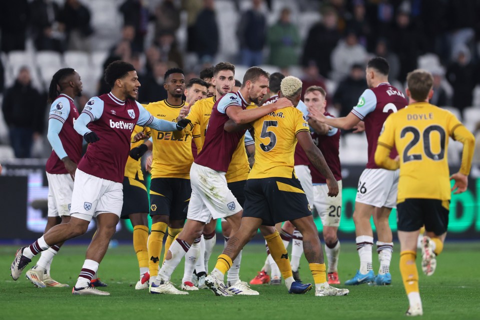 Wolves have stripped Mario Lemina of the captaincy after sparking a brawl with West Ham