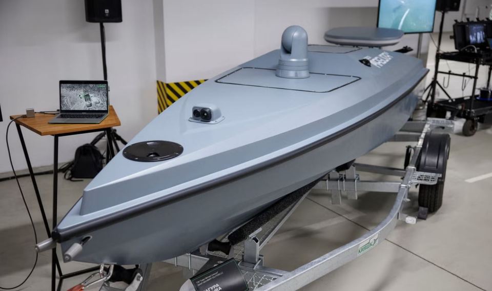 The Magura V5 sea drone is controlled remotely and has a payload of up to 350kg of explosives