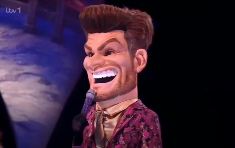 Giant Joel from The Masked Singer.