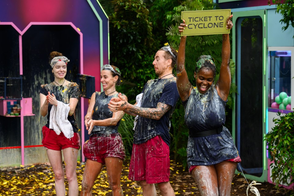 Oti landed herself a place in the I’m A Celebrity semi-final after winning the golden ticket