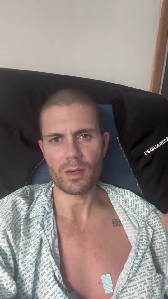 He has shared his recovery online to his fans