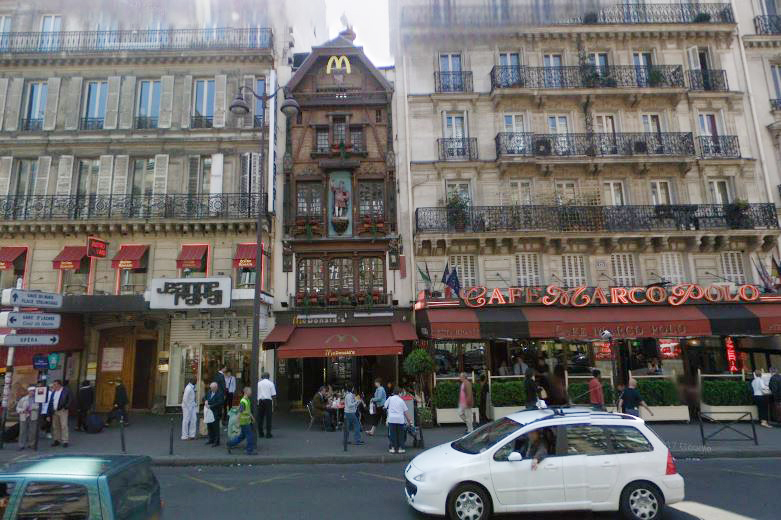 McDonald's on the Rue Saint-Lazare in Paris is a UNESCO World Heritage Site