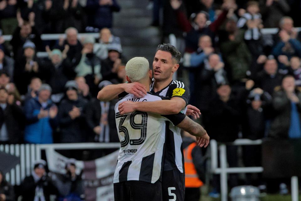 Fabian Schar sealed qualification for Newcastle in the Carabao Cup