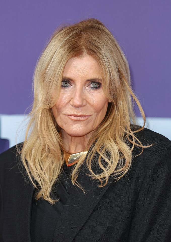 Michelle Collins at the BFI London Film Festival premiere of *The Bikeriders*.