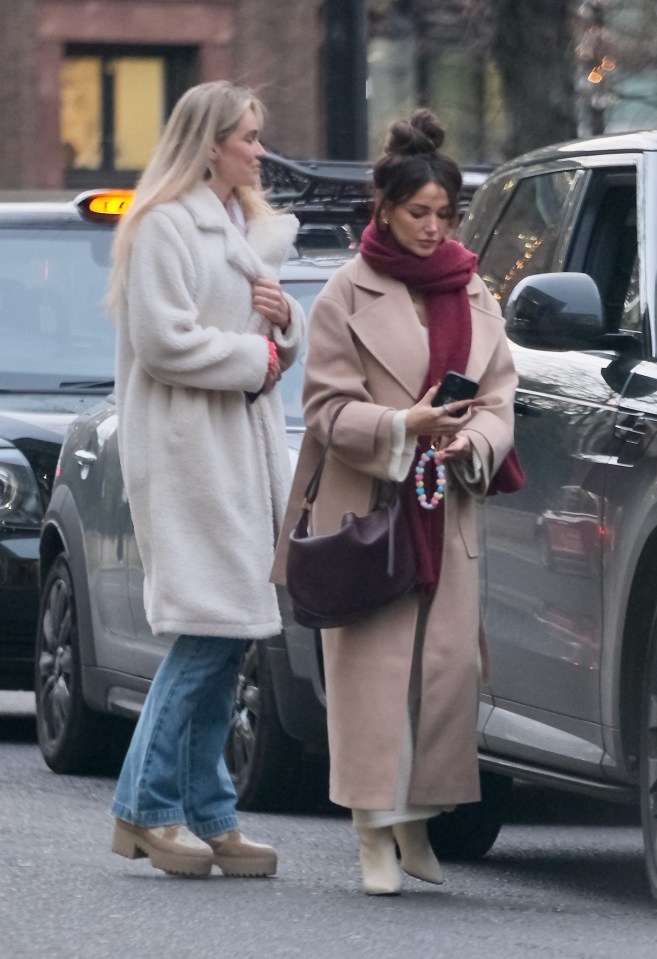 Michelle Keegan nailed winter chic as she headed on a lunch date in London