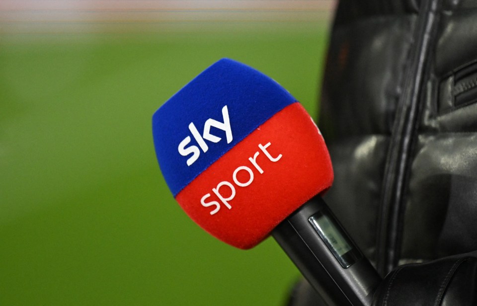 Sky Sport microphone.