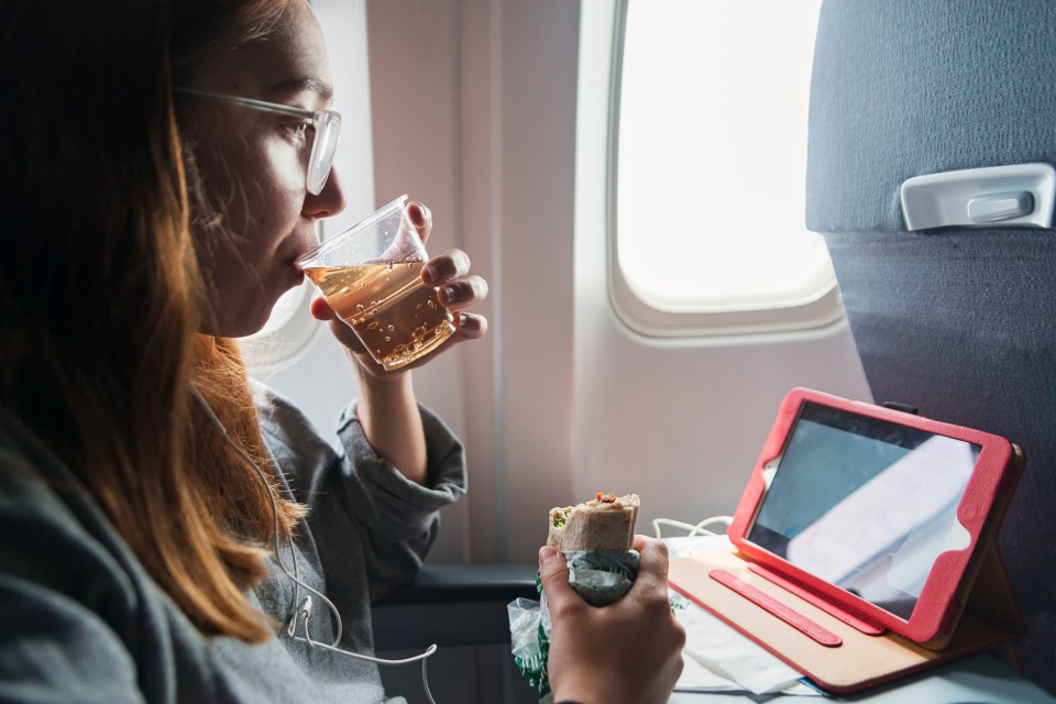 Travellers recommend ginger ale as the best booze-free drink to order on board a flight