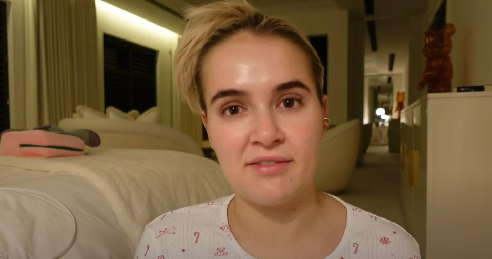 The candid influencer told how she had had a 'big cry' during the festive period