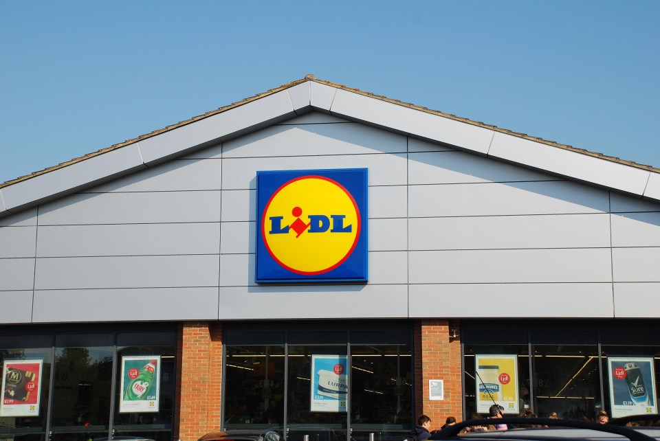 Lidl supermarket exterior.