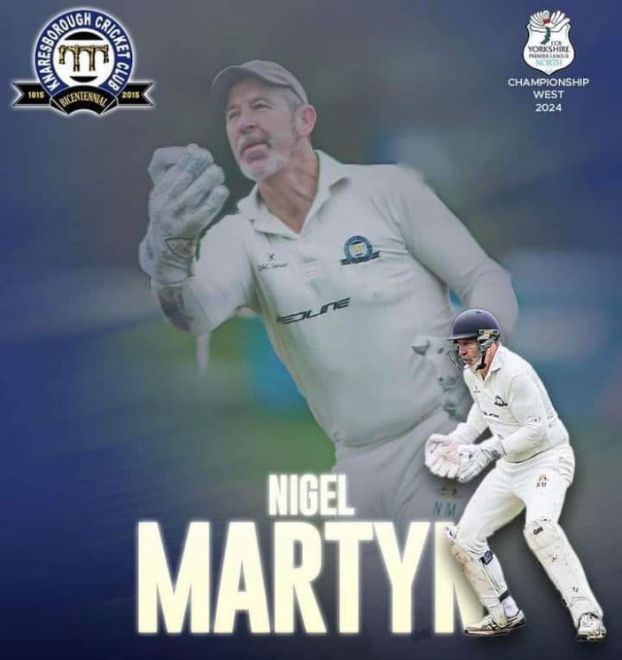 Former England goalkeeper Nigel Martyn has taken up a new sport - village cricket