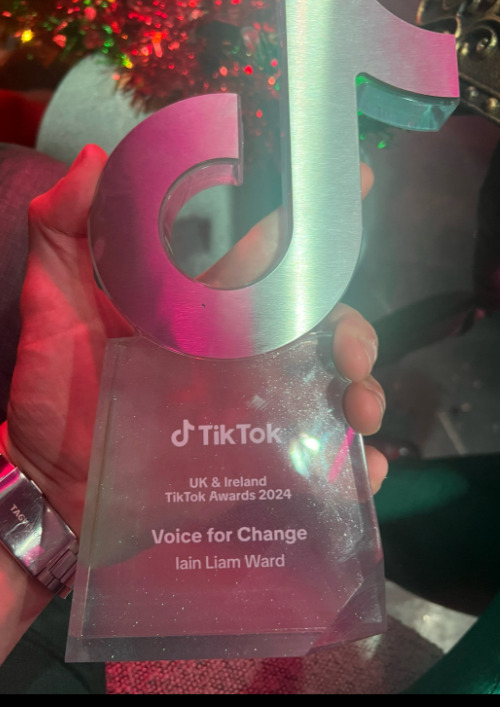 Winning the TikTok Award was a big highlight for Iain after he had finished his Great World Race just days before