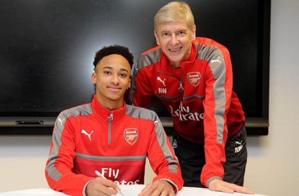 Cohen Bramall impressed at an Arsenal trial, the day after he was made redundant from a factory