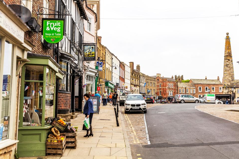 The Yorkshire market town is home to around 8,000 people