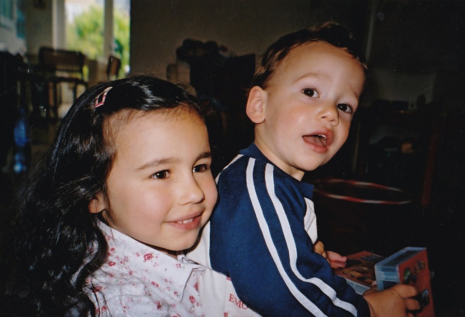 Natasha Ednan-Laperouse and her brother Alex as children.