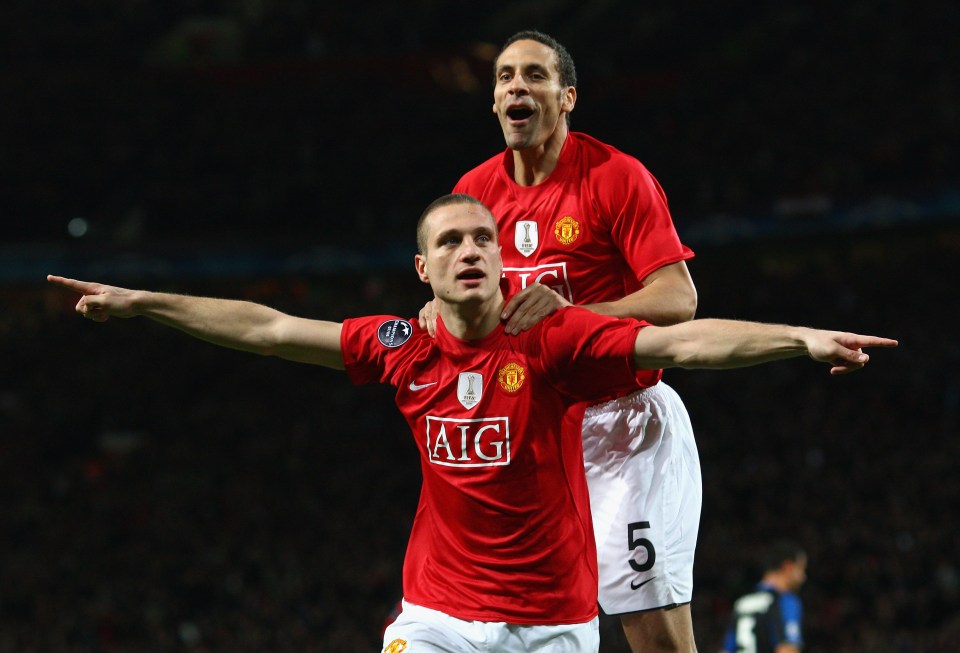 Nemanja Vidic and Rio Ferdinand formed a legendary partnership