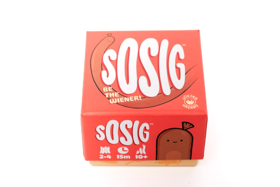 Sosig is a strategy game for those aged 10 or older