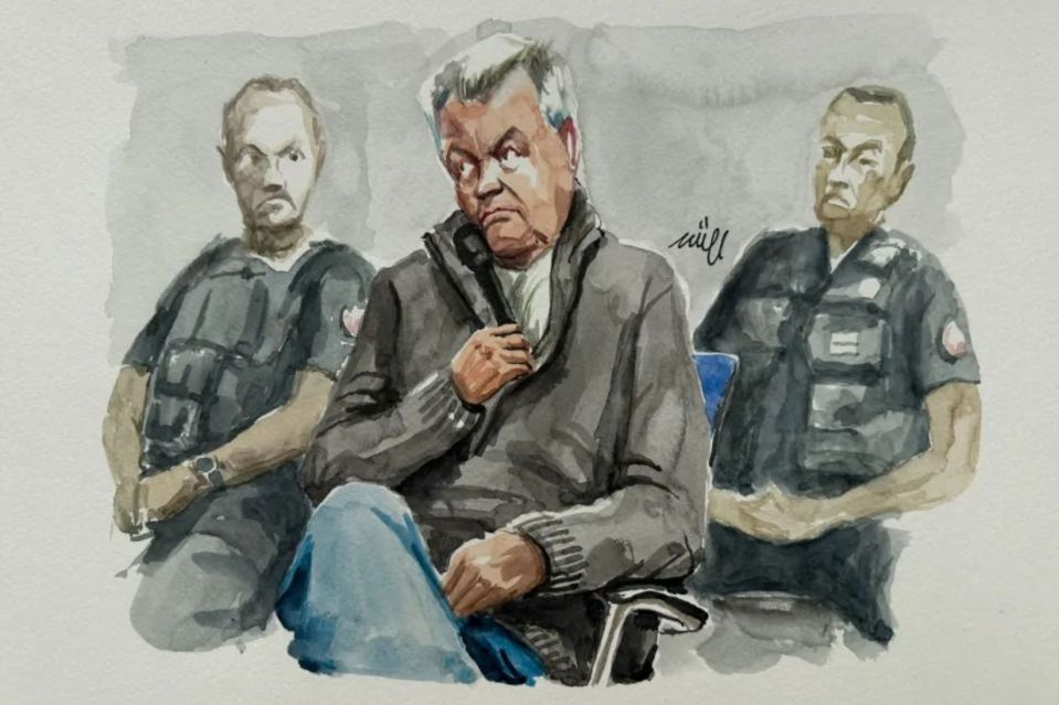 Dominique Pelicot (pictured here in a court drawing) has been accused of drugging his wife Giesele and raping her