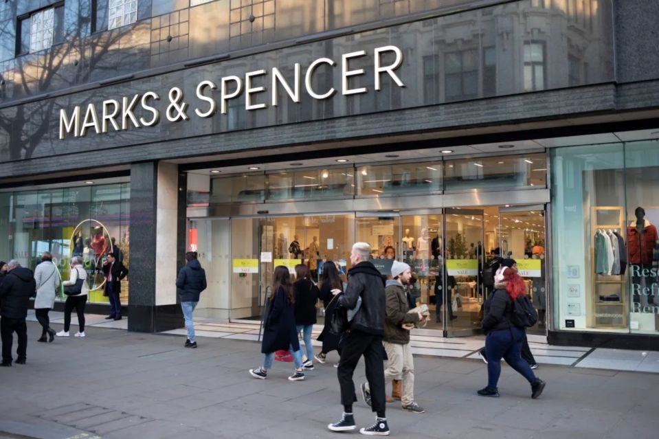 Marks & Spencer store exterior.