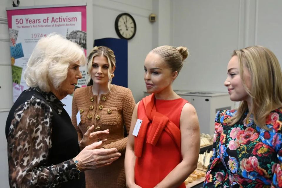 Alice's work meant that she was able to meet Queen Camilla