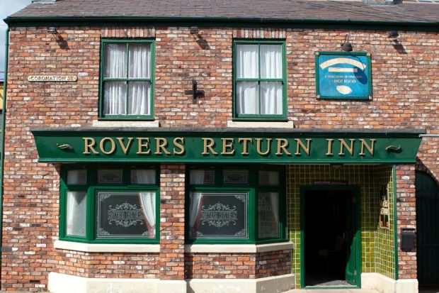 The Rovers Return Inn on Coronation Street.