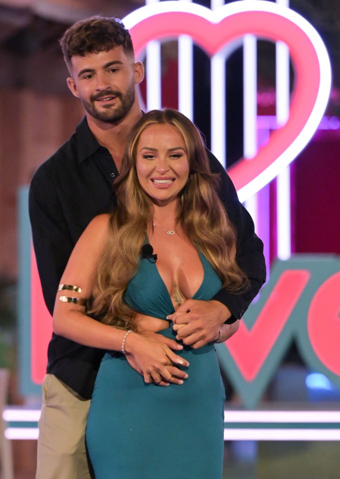 Nicole Samuel and Ciaran Davies, runners-up on Love Island.