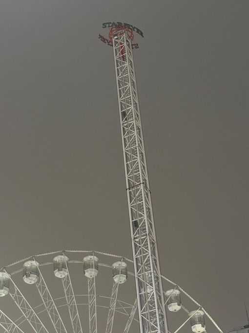 Police have reportedly sealed off an area around one of the Star Flyer ride in Centenary Square