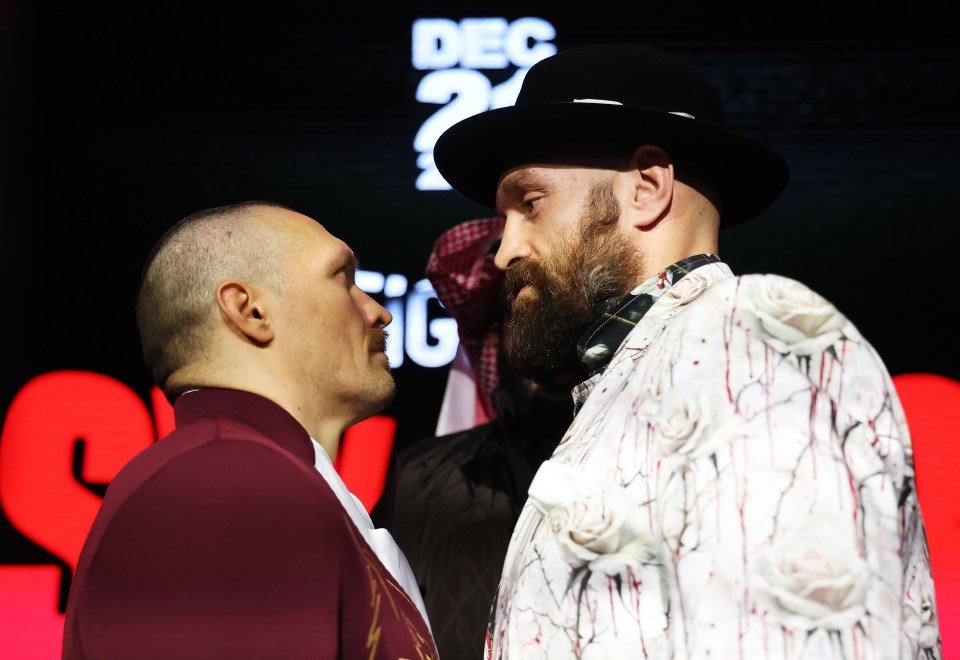 Oleksandr Usyk and Tyson Fury rematch in Saudi Arabia