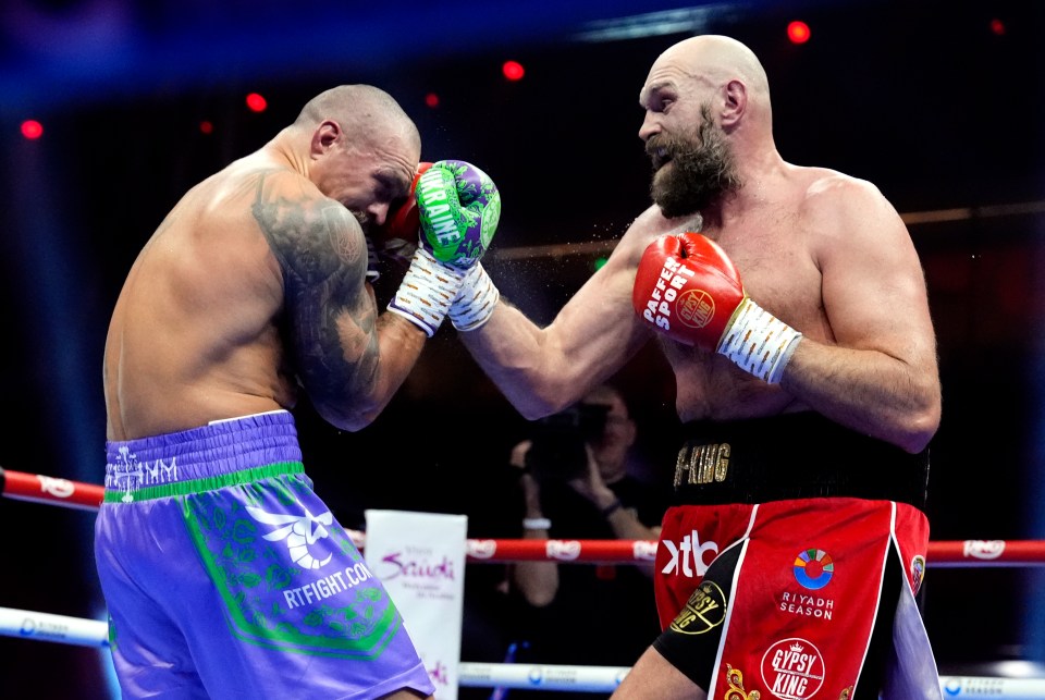 The AI judge's scorecard for Tyson Fury vs Oleksandr Usyk has been revealed