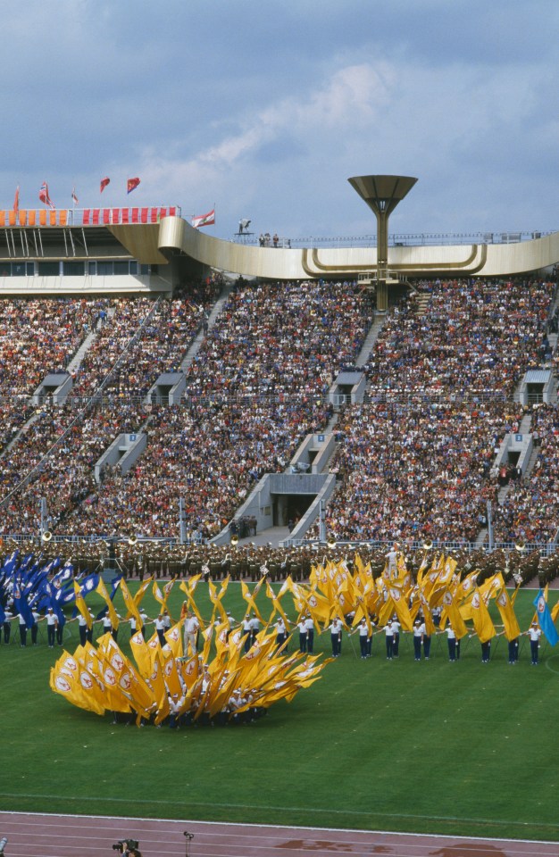 The colossal Lenin Stadium was the venue chosen to host the one-off Friendship Games