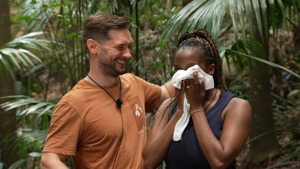 I'm A Celebrity viewers were left in tears as Oti Mabuse's husband gave her a very meaningful gift