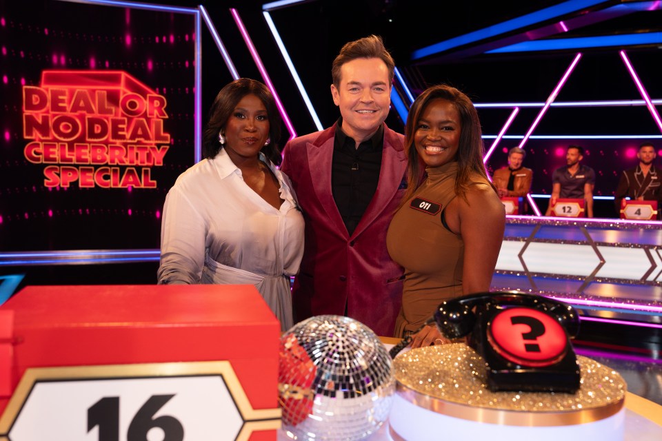 Oti and Motsi reunite on the celebrity special of Stephen Mulhern's Deal Or No Deal