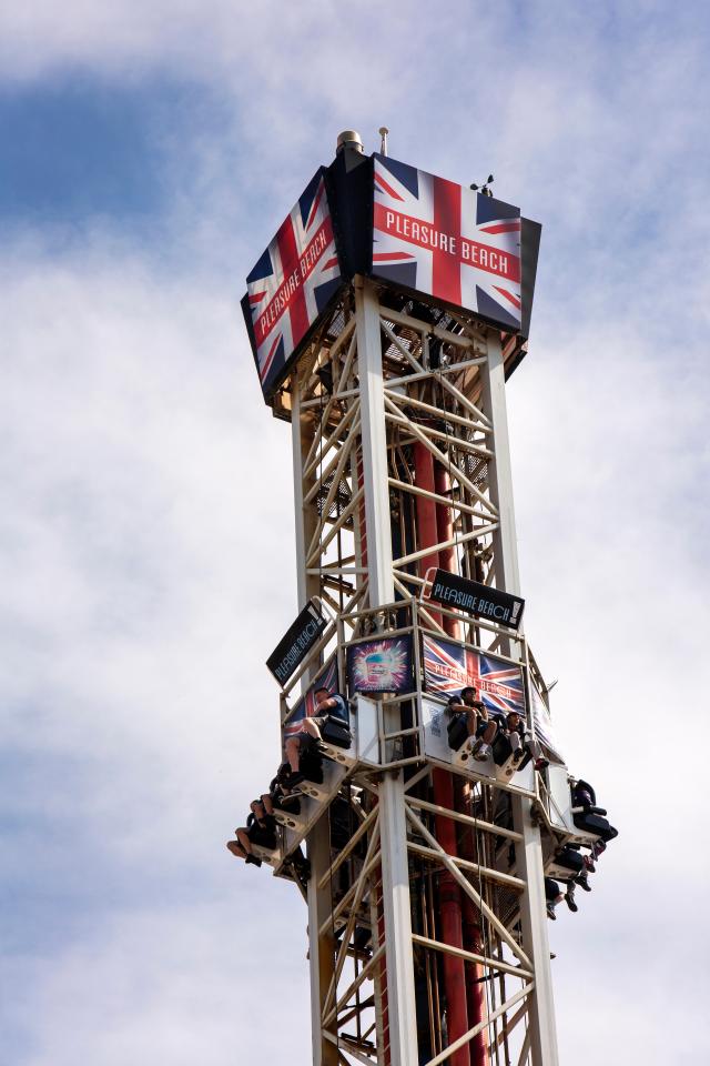 Blackpool Pleasure Beach Resort's tower ride Ice Blast closed earlier this year