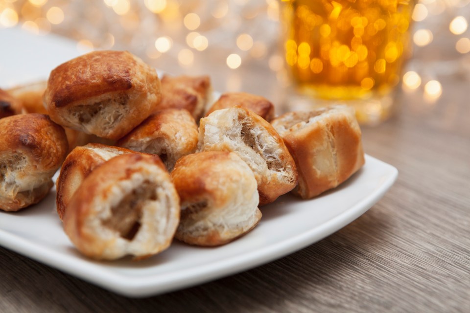 High fat foods like sausage rolls delay digestion, so put extra strain on your digestive system, causing discomfort