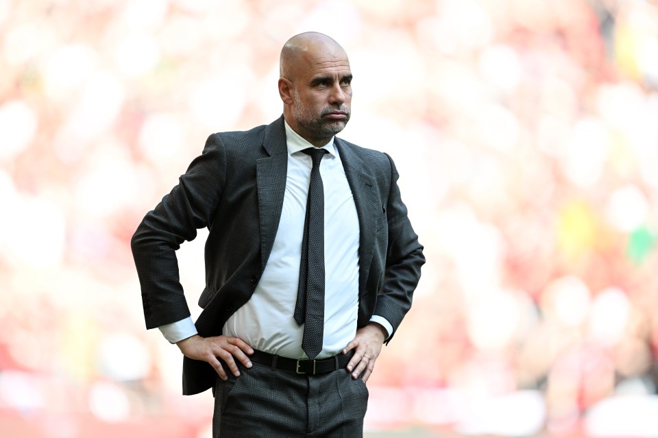 Pep pictured at the 2024 FA Cup final, after which its believed the footage was filmed