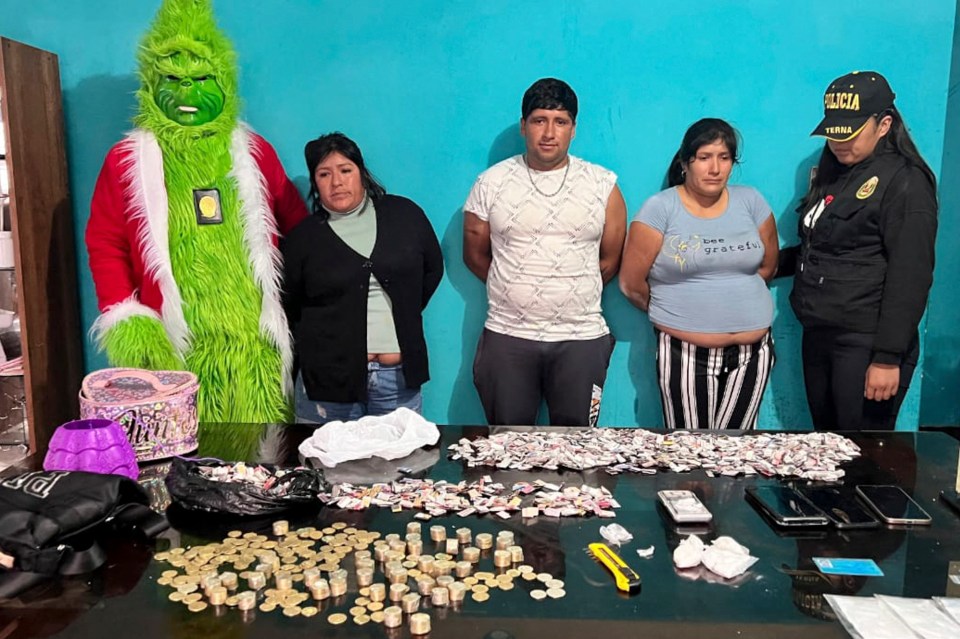 Three people were arrested in the unique raid