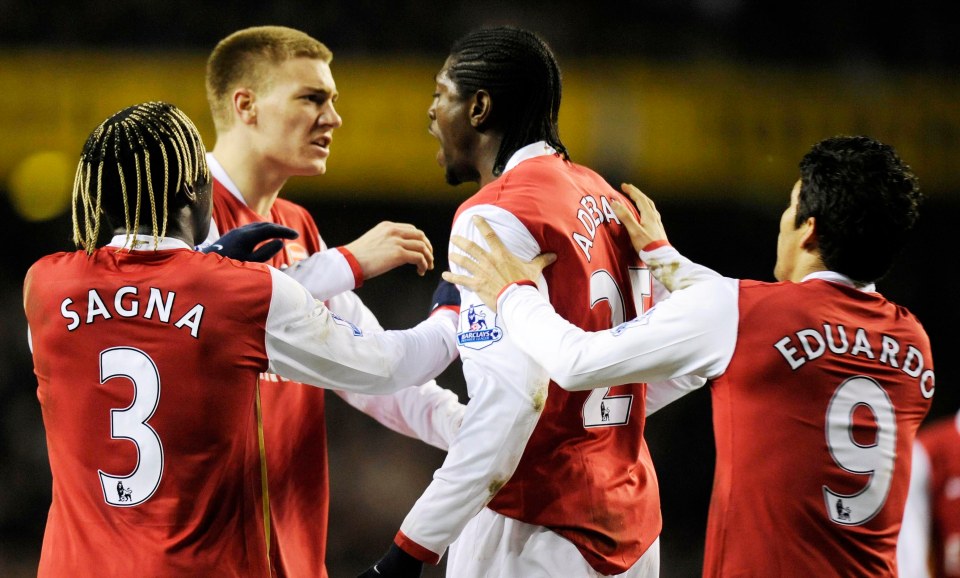 Emmanuel Adebayor confronts Nicklas Bendtner and slams his performance