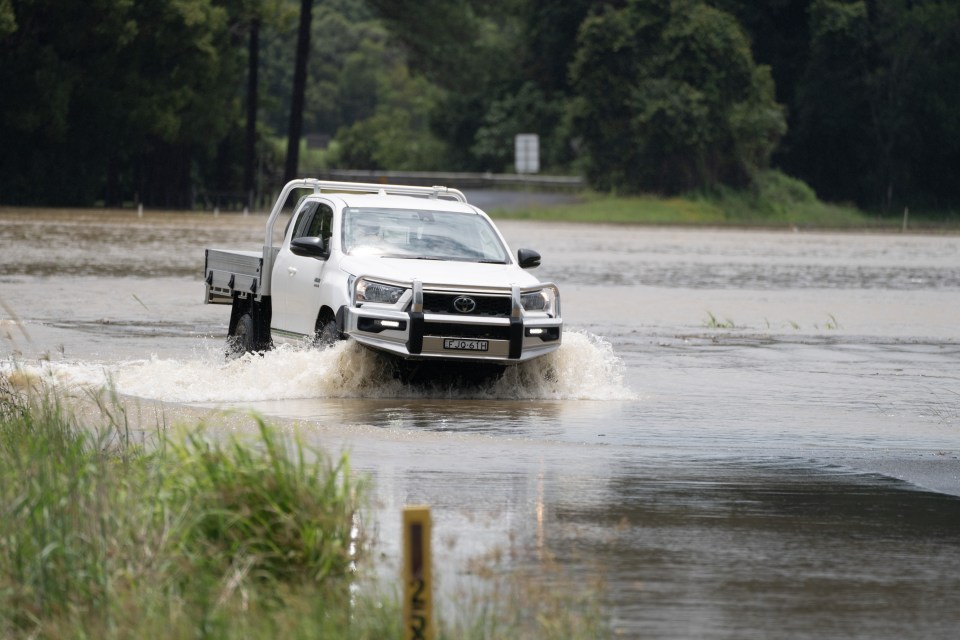 A storm pounded the camp all weekend, with 114.5mm of rain falling in 24 hours