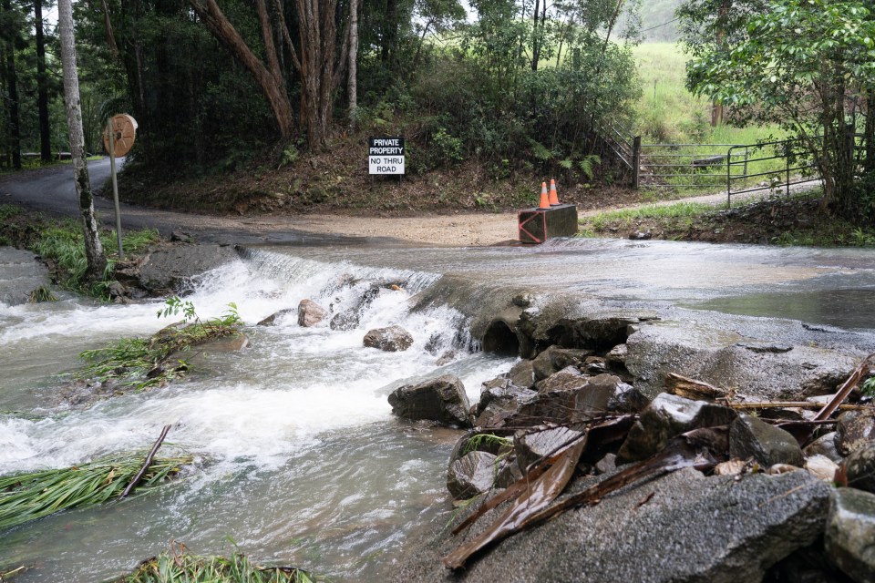 The area has been hit by torrential flooding