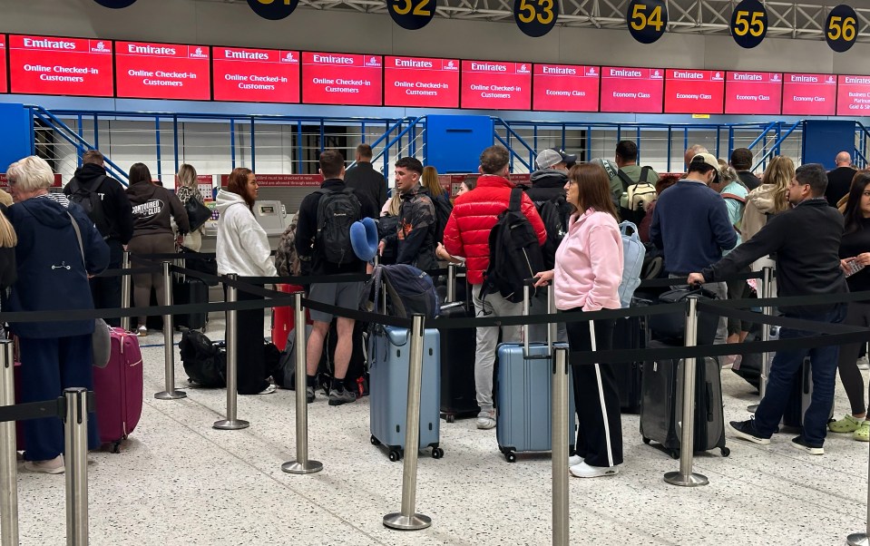 Passengers have been urged to check flights before heading to the airport