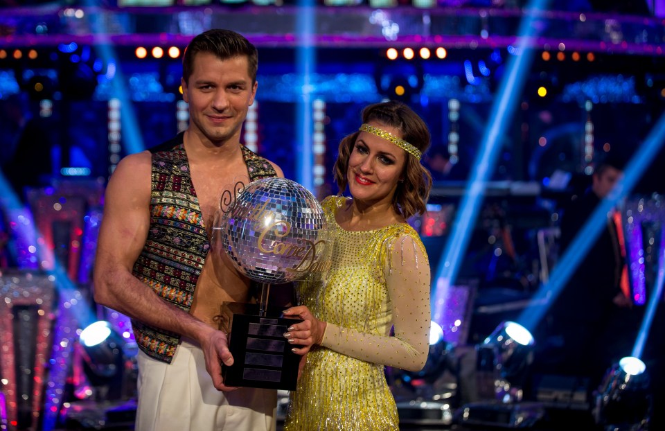 Pasha Kovalev with Caroline Flack