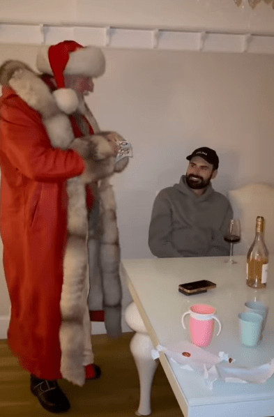 Rylan was treated to a visit from Santa Claus